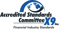 Accredited Standards Committee X9 logo